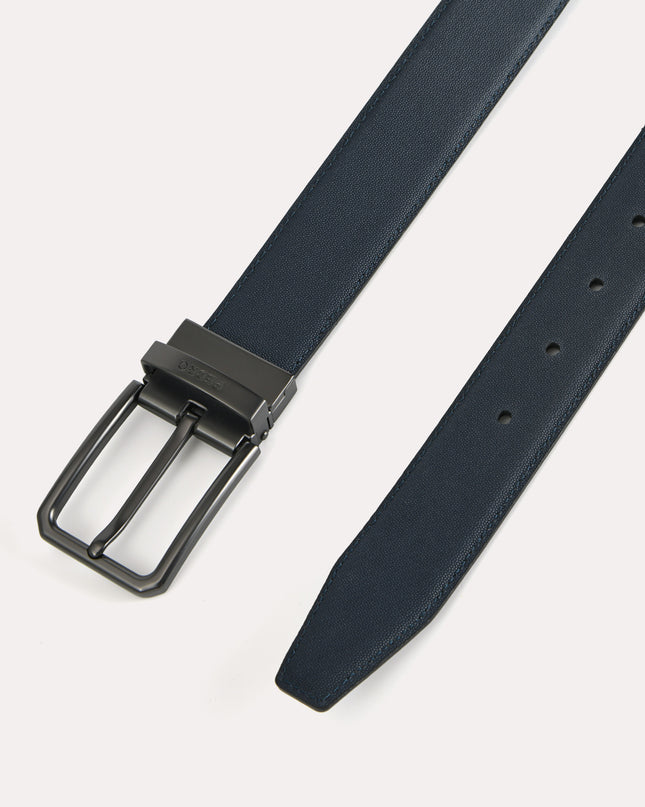 Reversible Leather Pin Belt