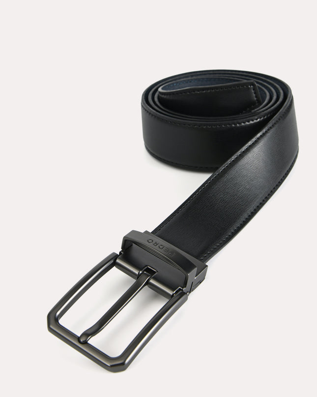 Reversible Leather Pin Belt