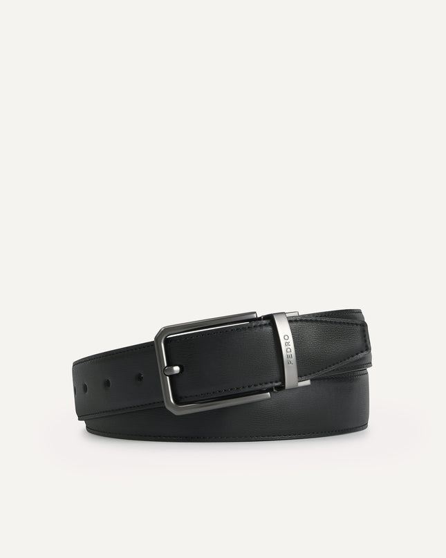 Reversible Leather Pin Belt