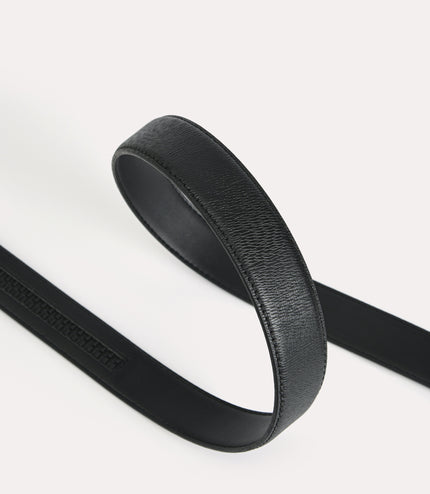 Textured Leather Automatic Belt
