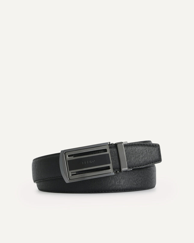 Textured Leather Automatic Belt