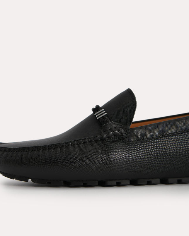 Leather Moccasins with Rope Detailing