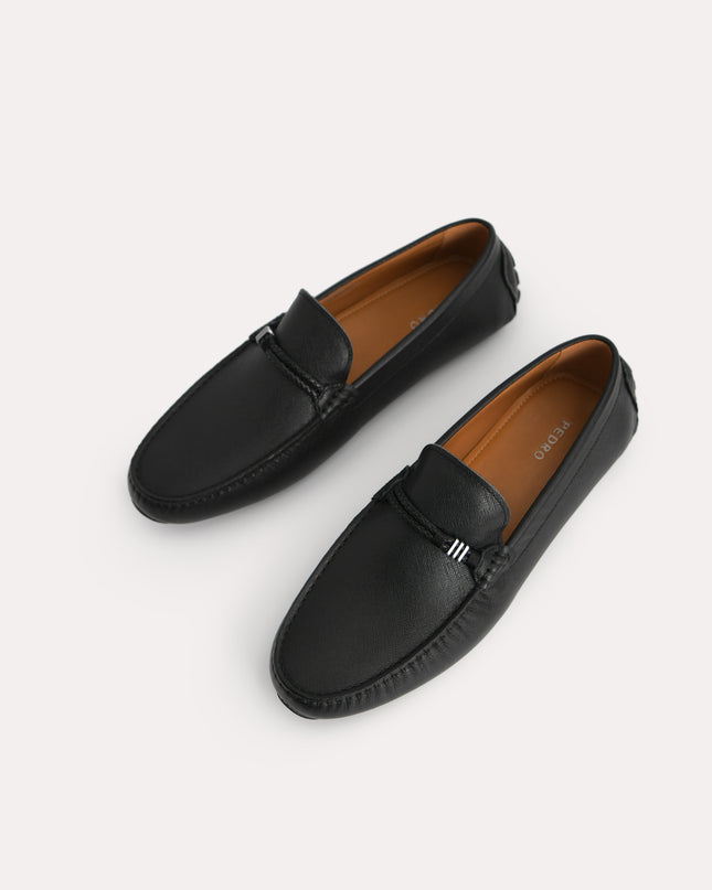 Leather Moccasins with Rope Detailing