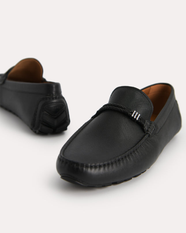 Leather Moccasins with Rope Detailing