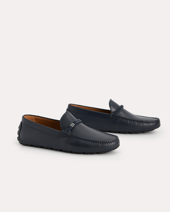 Leather Moccasins with Rope Detailing