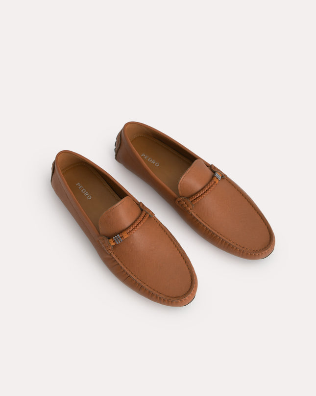 Leather Moccasins with Rope Detailing