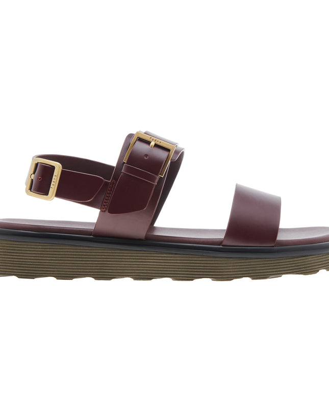 Buckled Sling Back Sandals