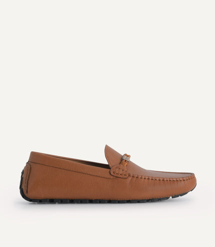 Leather Moccasins with Rope Detailing