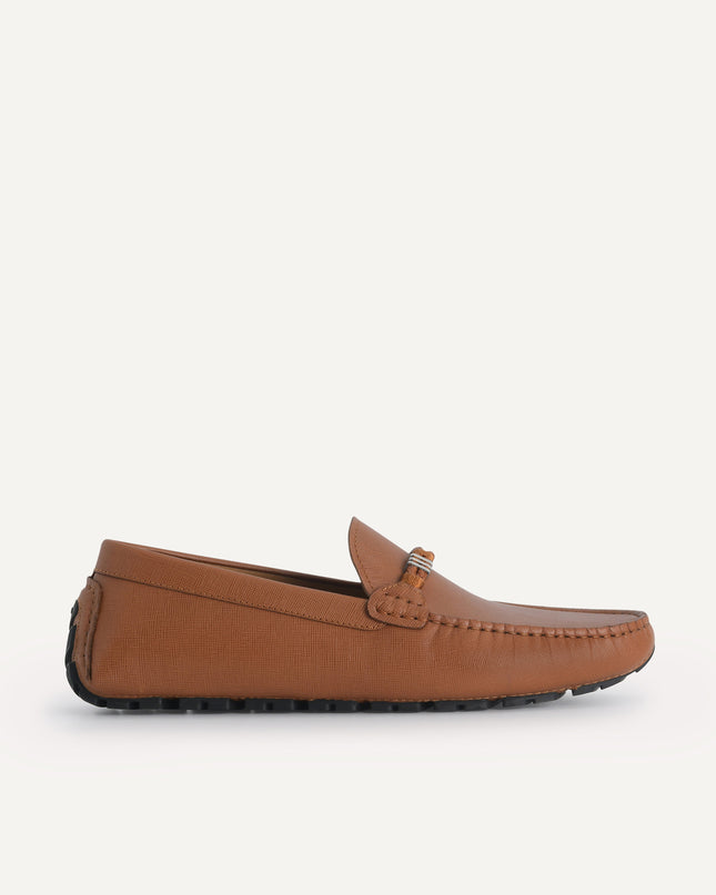 Leather Moccasins with Rope Detailing