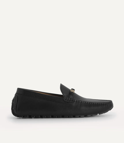 Leather Moccasins with Rope Detailing