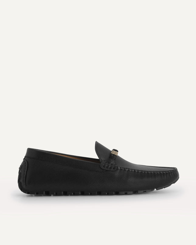 Leather Moccasins with Rope Detailing