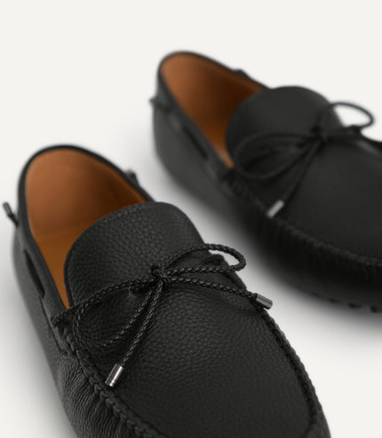 Textured Moccasins with Bow