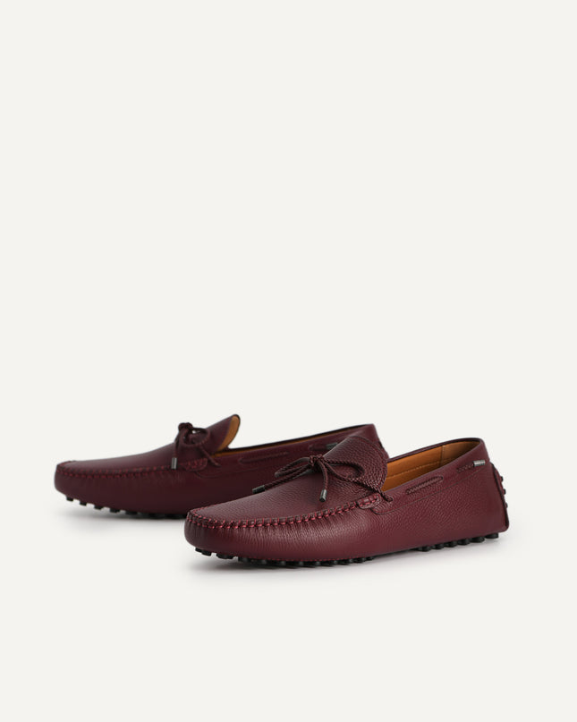 Textured Moccasins with Bow
