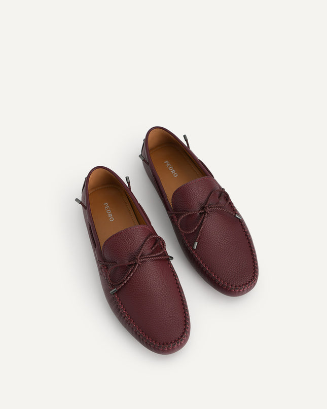 Textured Moccasins with Bow
