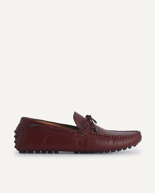 Textured Moccasins with Bow