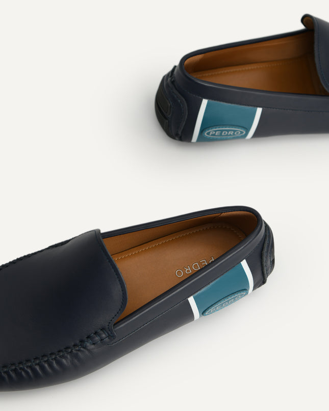 Duo-Toned Leather Moccasins