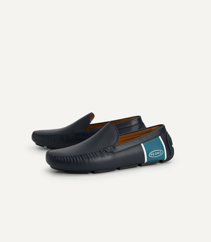 Duo-Toned Leather Moccasins