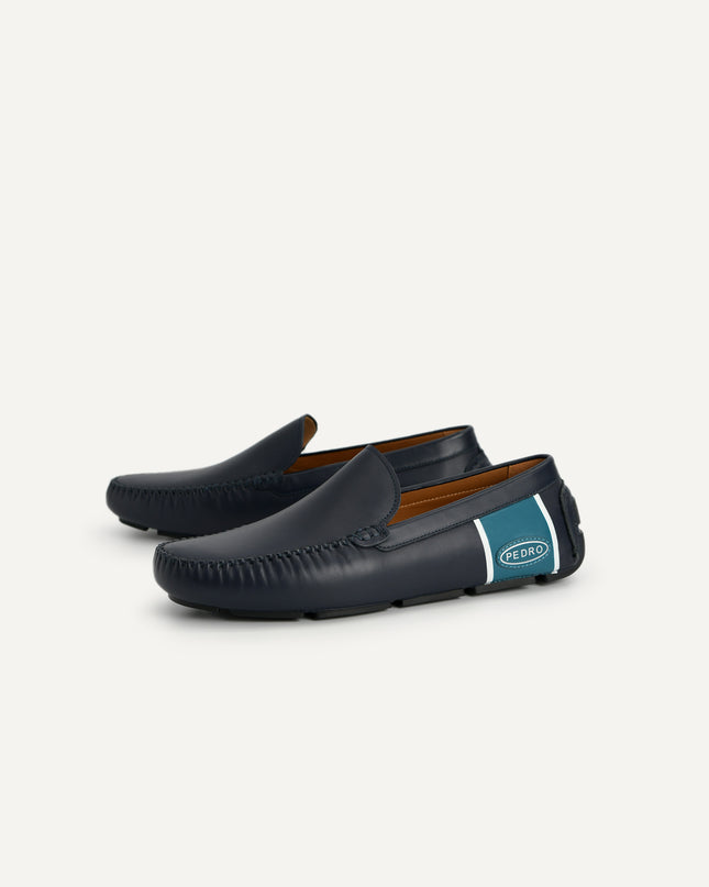 Duo-Toned Leather Moccasins
