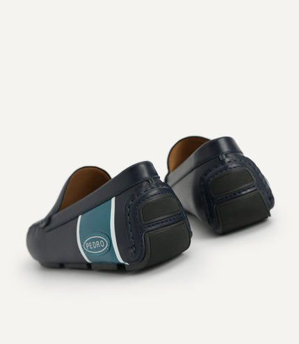 Duo-Toned Leather Moccasins