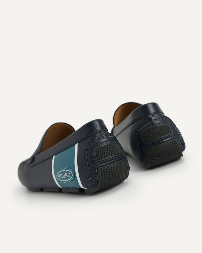 Duo-Toned Leather Moccasins