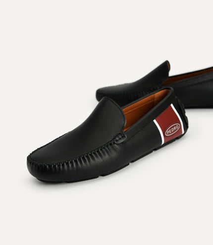 Duo-Toned Leather Moccasins