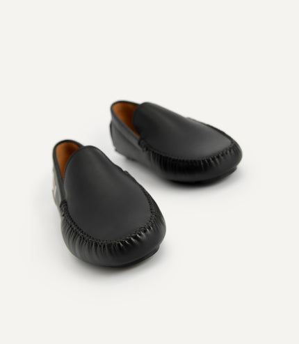 Duo-Toned Leather Moccasins
