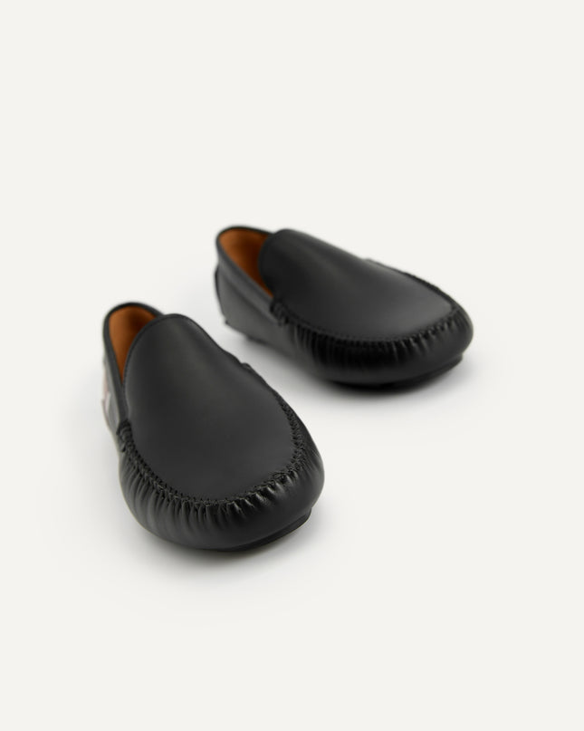 Duo-Toned Leather Moccasins