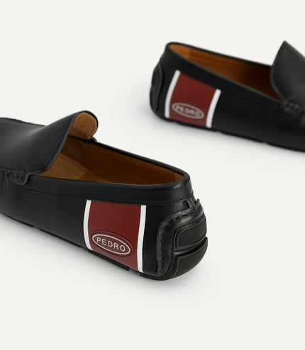Duo-Toned Leather Moccasins