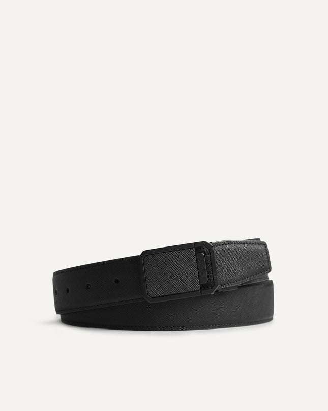 Reversible Textured Leather Belt