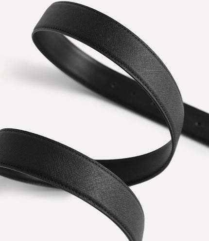 Reversible Textured Leather Belt