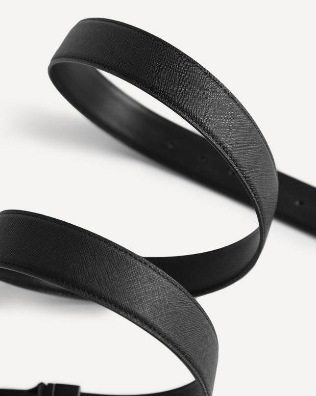Reversible Textured Leather Belt
