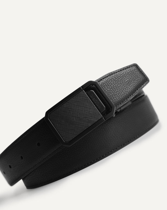 Reversible Textured Leather Belt