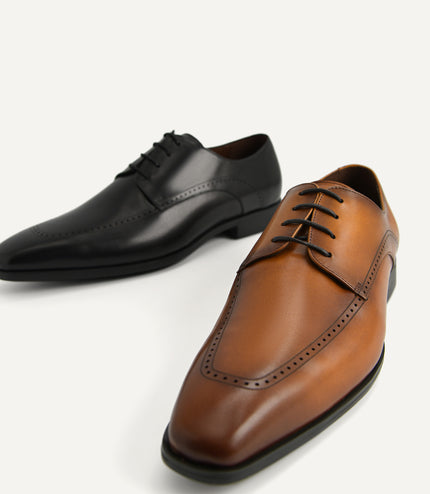 Altitude Leather Brogue Derby Shoes