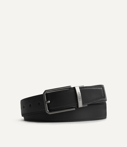 Reversible Textured Leather Belt