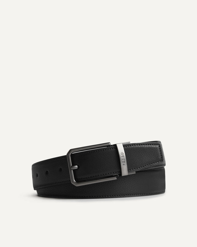 Reversible Textured Leather Belt