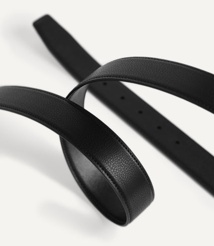 Reversible Textured Leather Belt