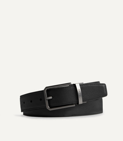 Reversible Textured Leather Belt