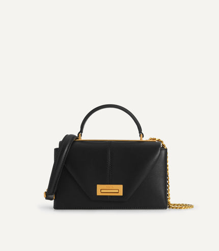 Mini Leather Top Handle Bag