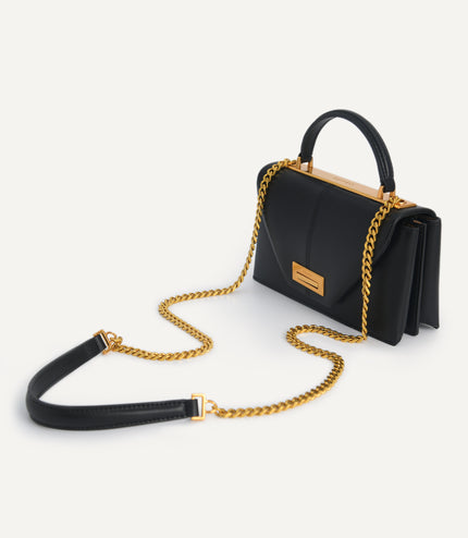 Mini Leather Top Handle Bag
