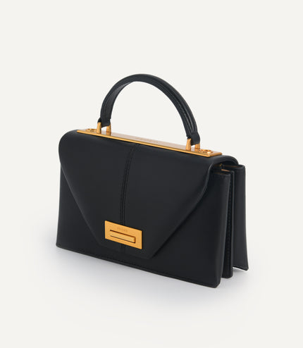 Mini Leather Top Handle Bag