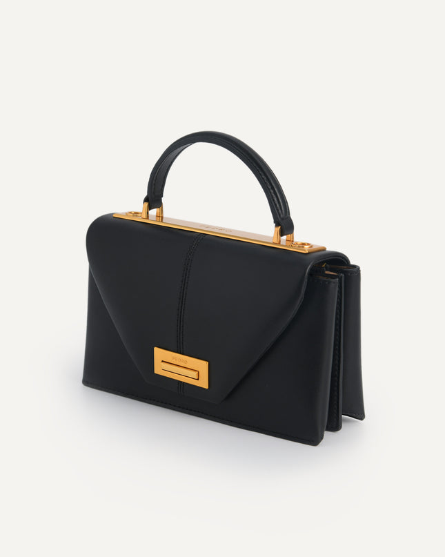 Mini Leather Top Handle Bag