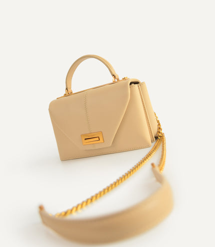 Mini Leather Top Handle Bag