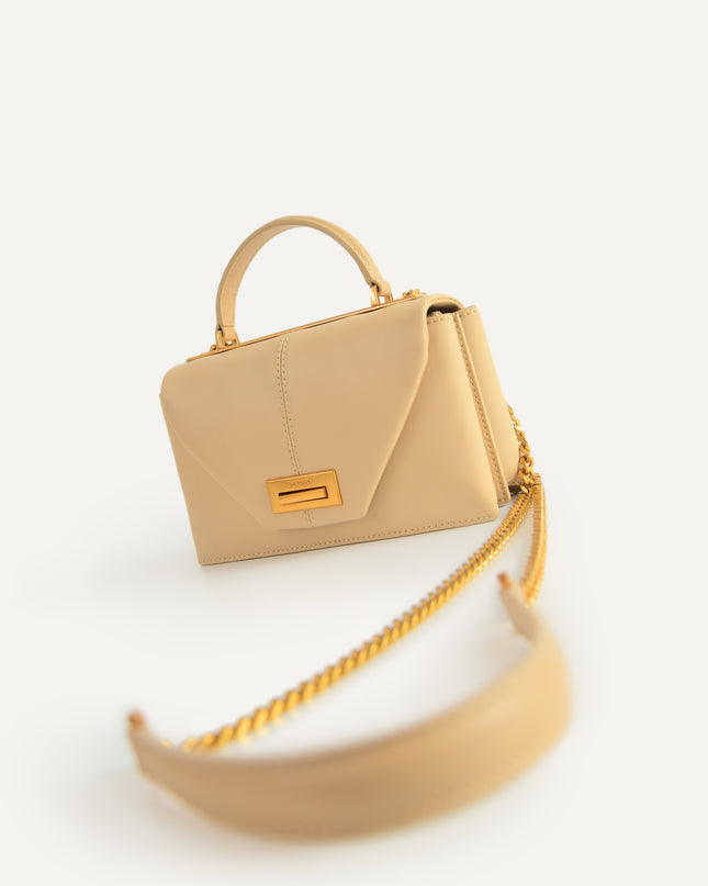 Mini Leather Top Handle Bag