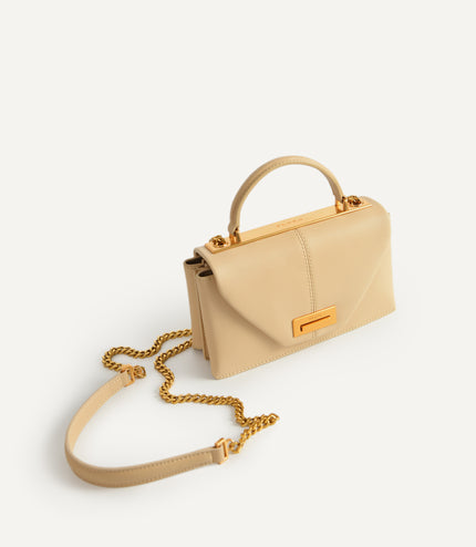 Mini Leather Top Handle Bag