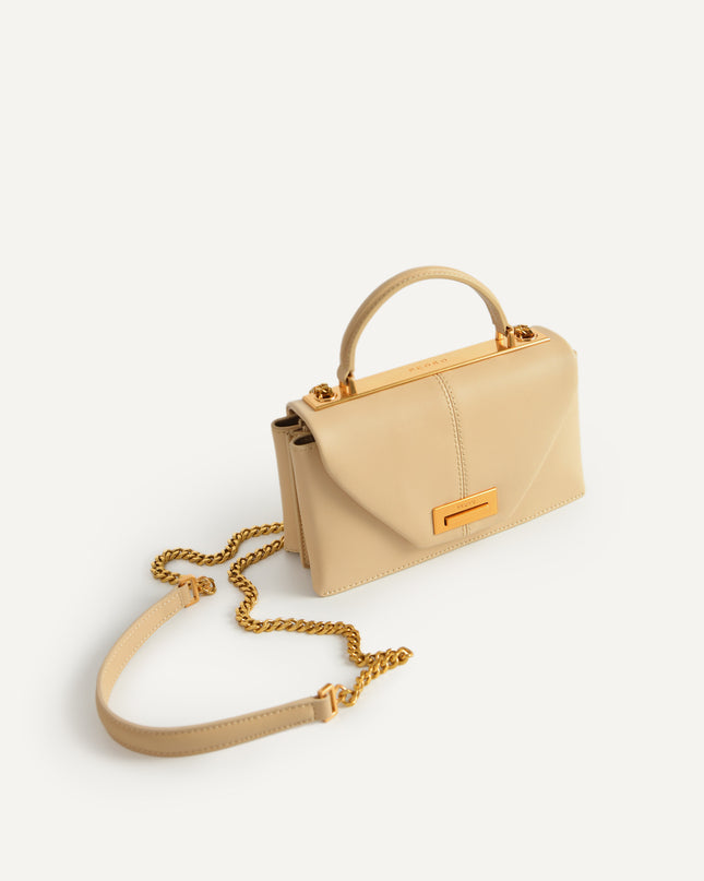 Mini Leather Top Handle Bag