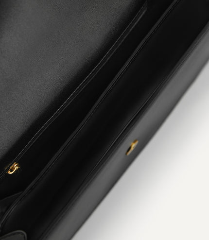 Shoulder Bag with Heart Clasp