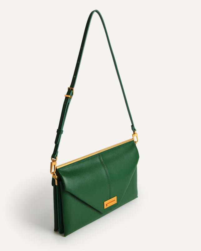 Envelope Leather Shoulder Bag