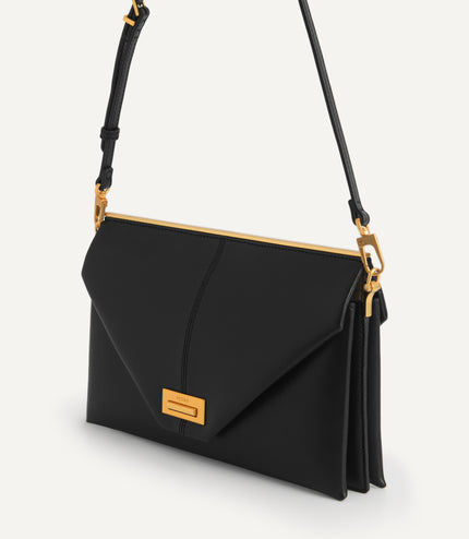 Envelope Leather Shoulder Bag