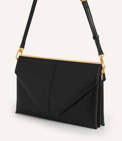 Envelope Leather Shoulder Bag