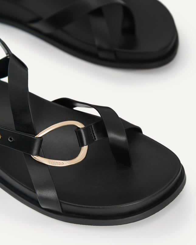 Strappy Toe Loop Sandals